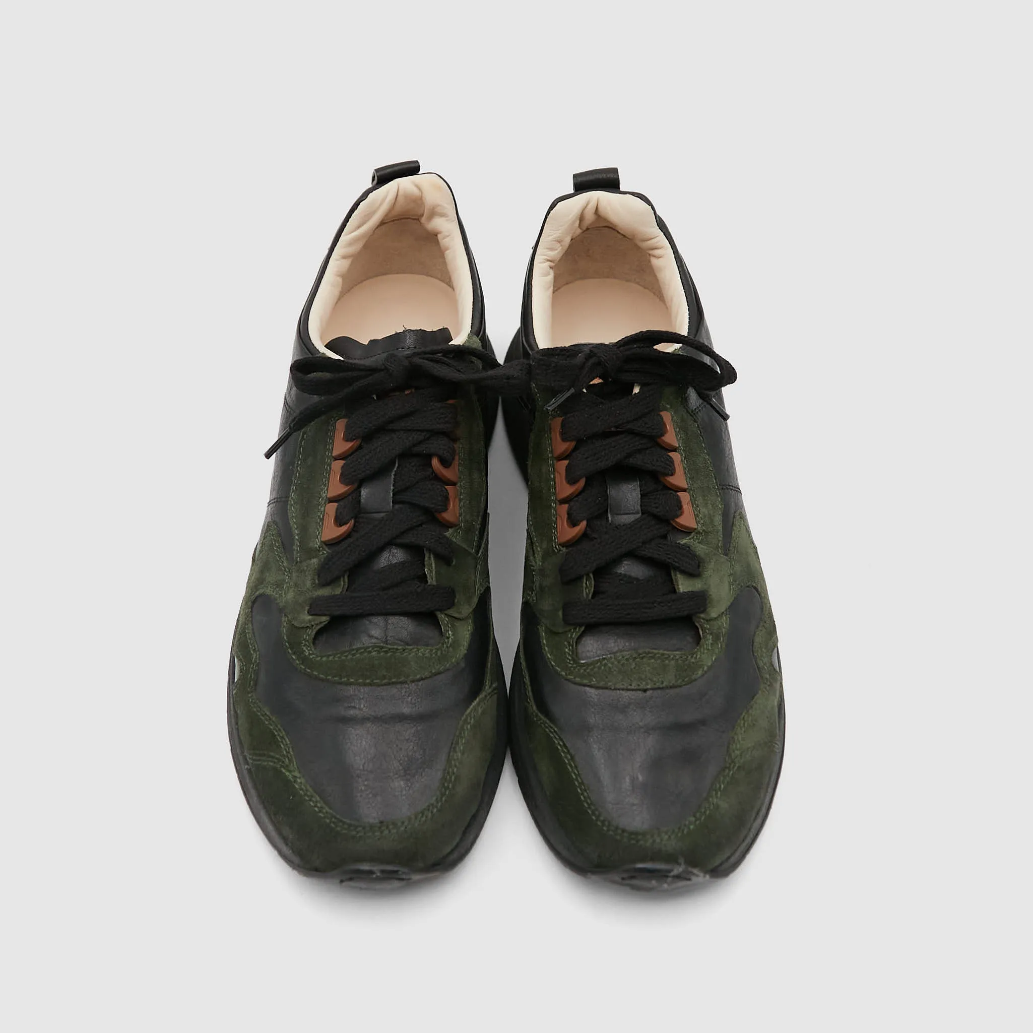 Moma Allaciata Comfort Sneaker Waxed Cotton/ Leather
