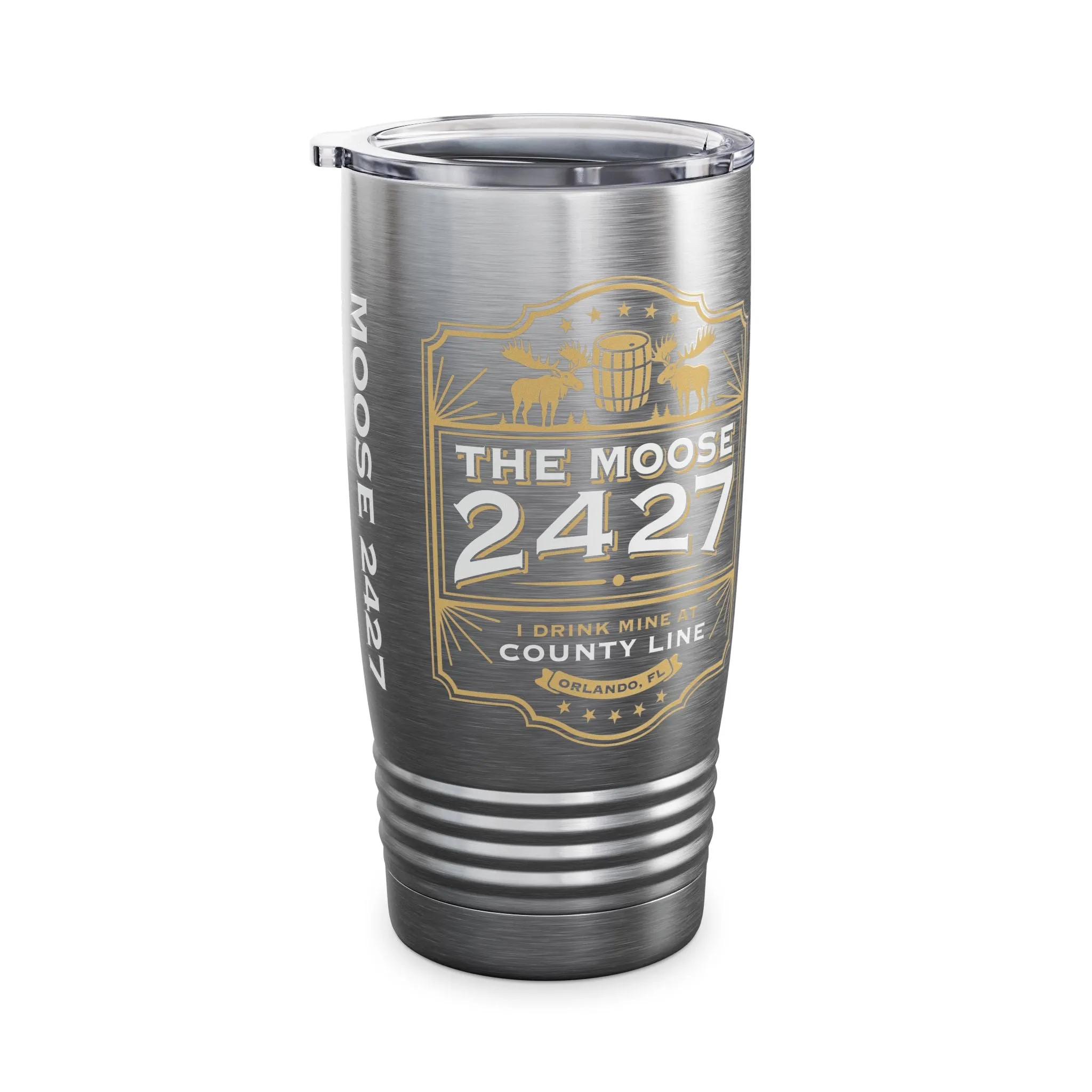 Moose Lodge 2427 - Moose Drink Mine - Ringneck Tumbler, 20oz