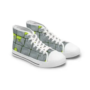 Moss Pavement Women's High Top Sneakers