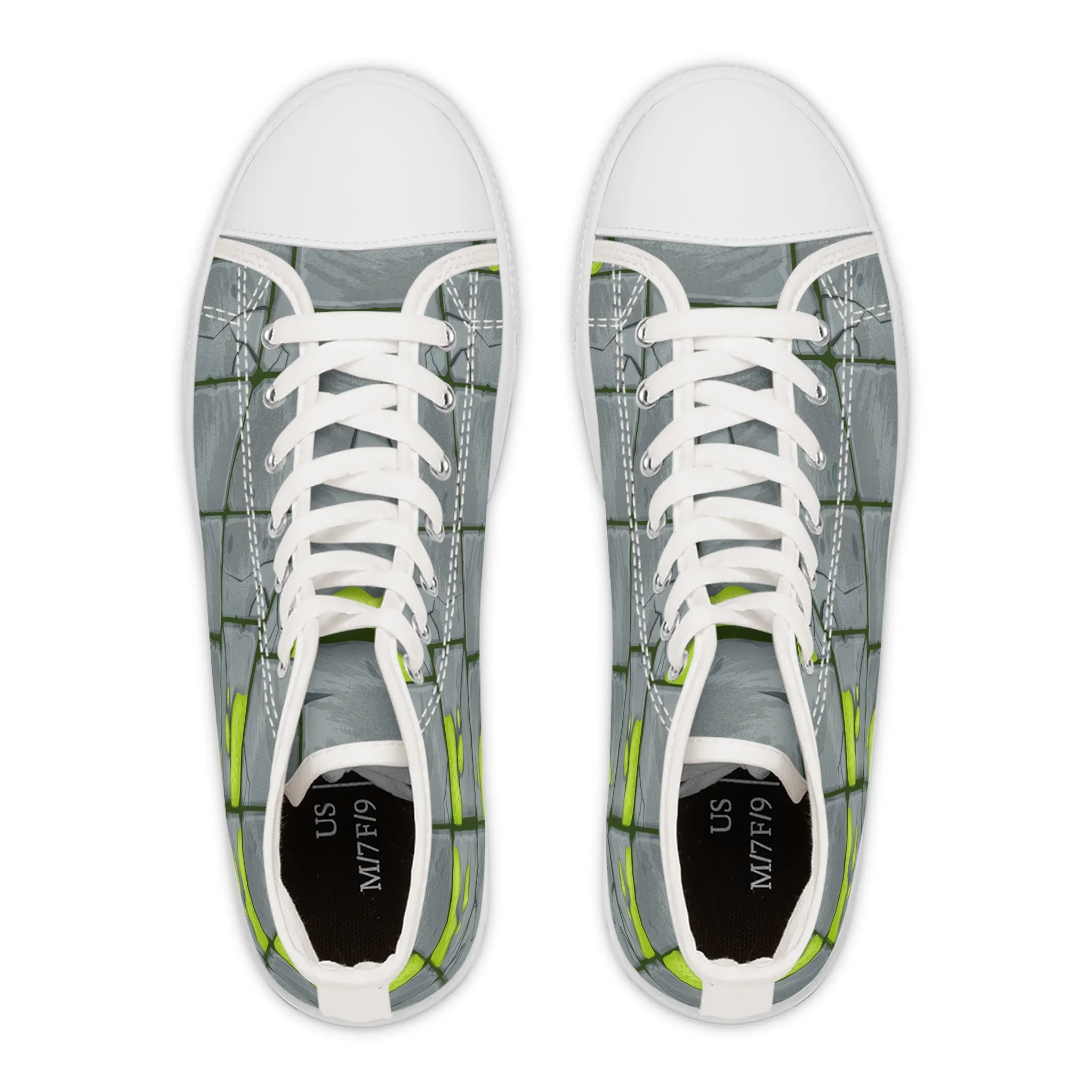Moss Pavement Women's High Top Sneakers