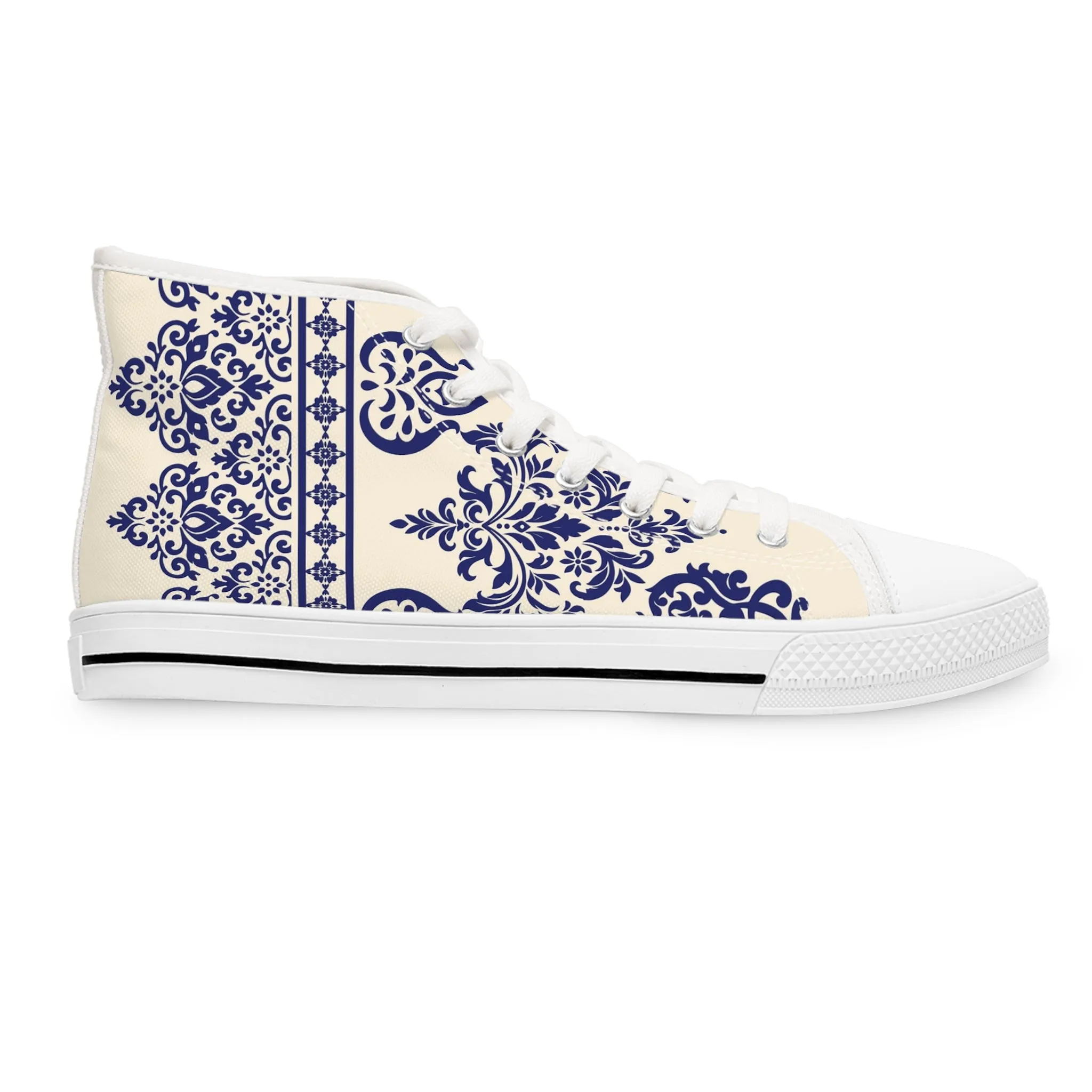 Motif African Pattern Women's High Top Sneakers