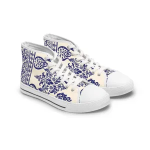 Motif African Pattern Women's High Top Sneakers