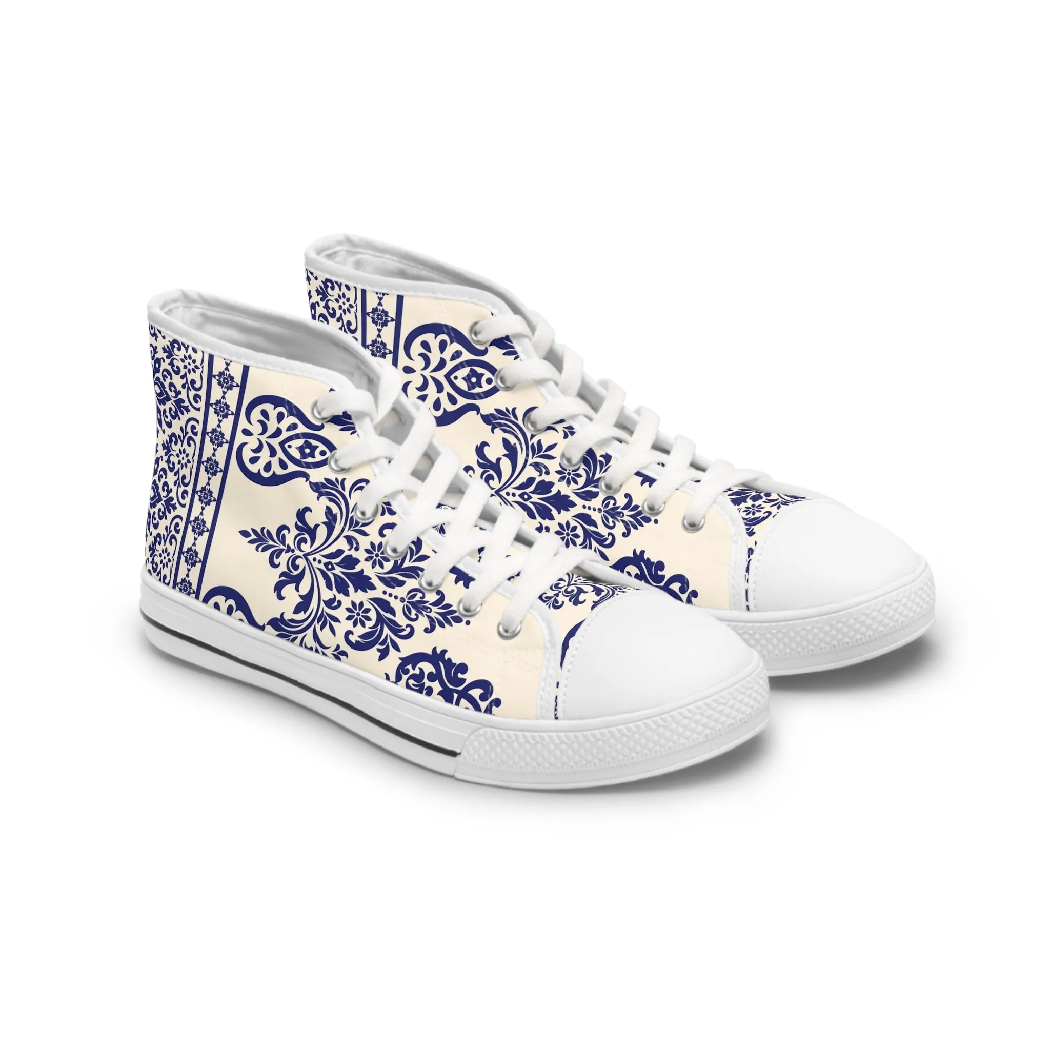 Motif African Pattern Women's High Top Sneakers