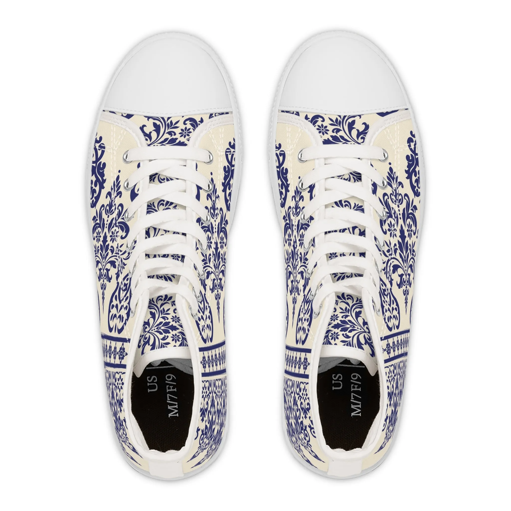 Motif African Pattern Women's High Top Sneakers