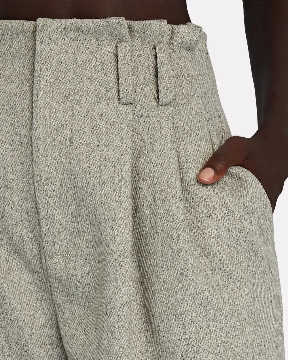 Nelson Flannel Cropped Pants