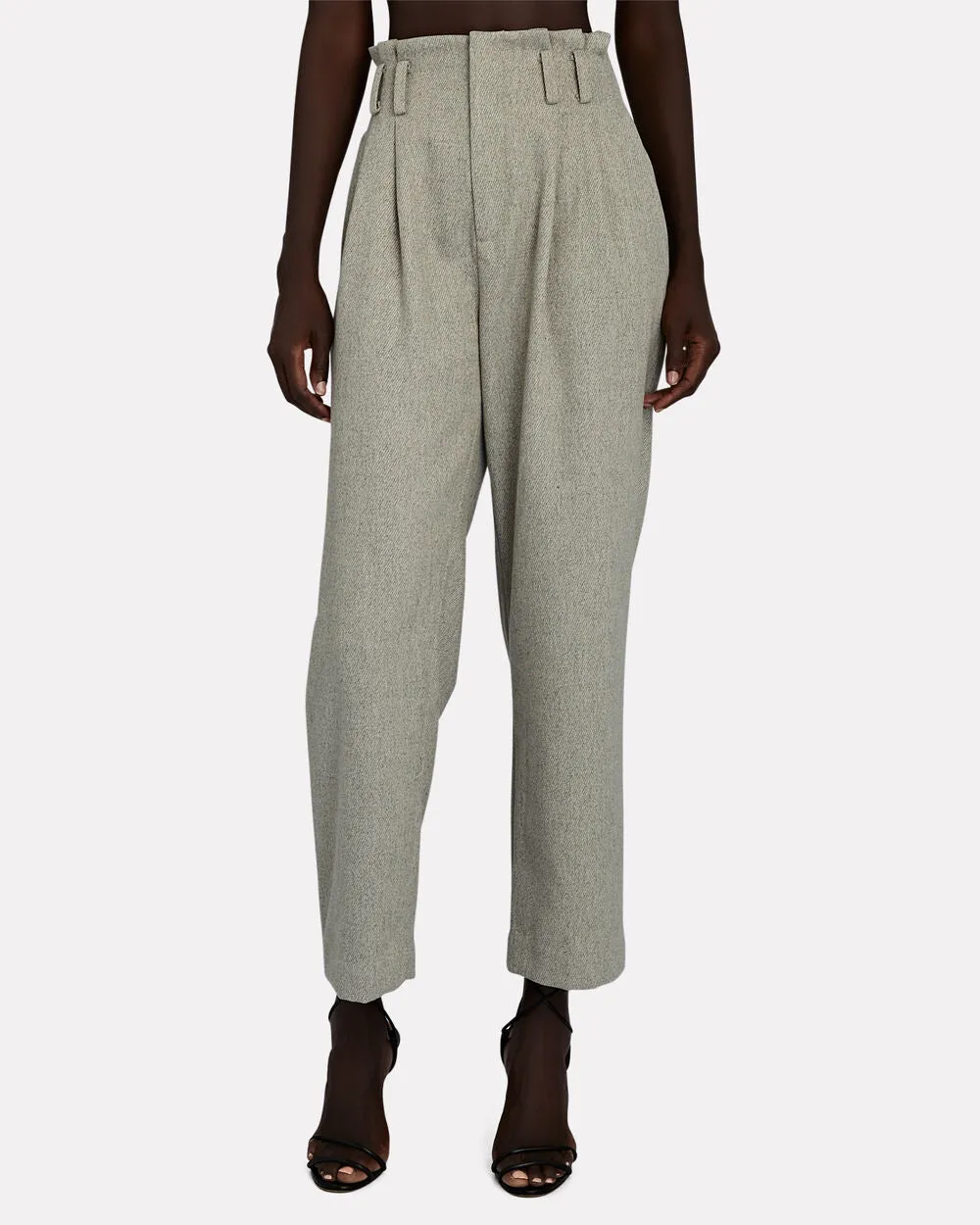 Nelson Flannel Cropped Pants