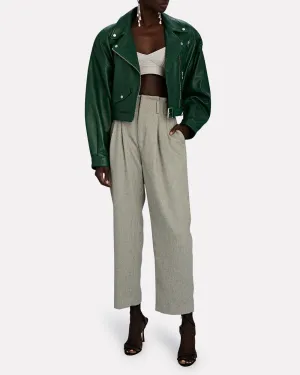 Nelson Flannel Cropped Pants