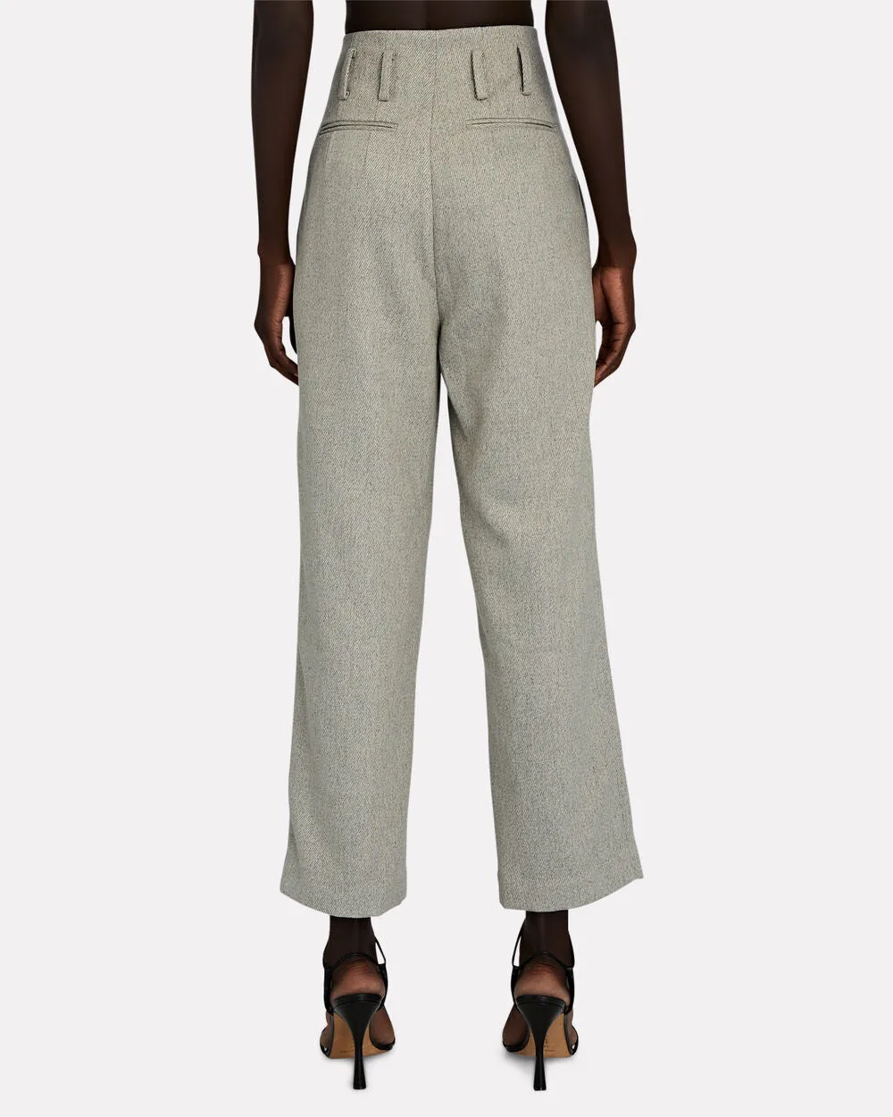Nelson Flannel Cropped Pants