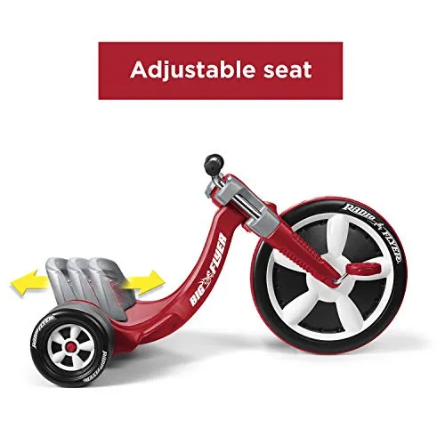New assembled Radio Flyer Deluxe Big Flyer, Outdoor Toy for Kids Ages 3-7 , Red