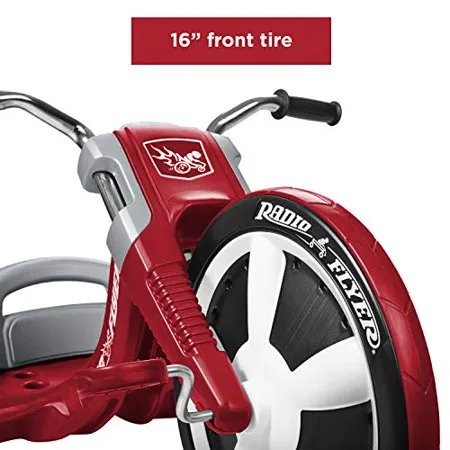 New assembled Radio Flyer Deluxe Big Flyer, Outdoor Toy for Kids Ages 3-7 , Red