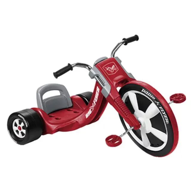 New assembled Radio Flyer Deluxe Big Flyer, Outdoor Toy for Kids Ages 3-7 , Red