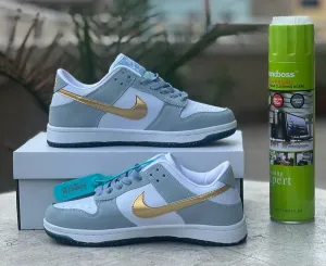 Nike Dunk Low - Grey/White/Gold