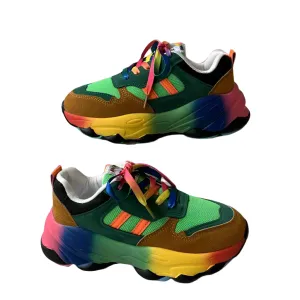 NJTD Women's Multi color Leisure Comfortable Pendulum Casual Tennis