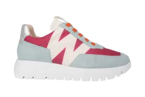 'Odisei' women's sneaker - blue pink mix