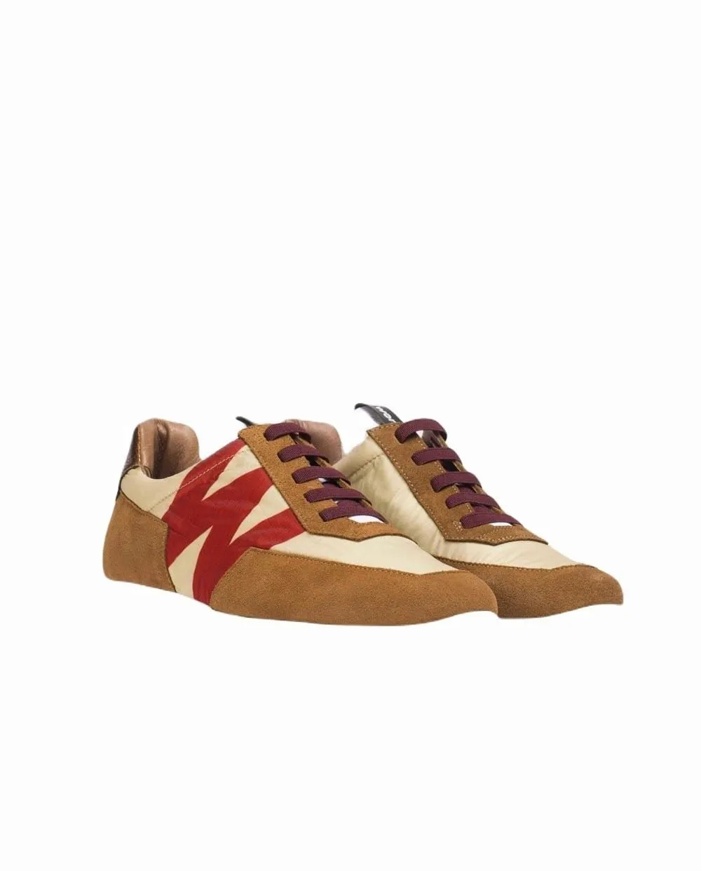 'Odisei' women's sneaker - brown mix