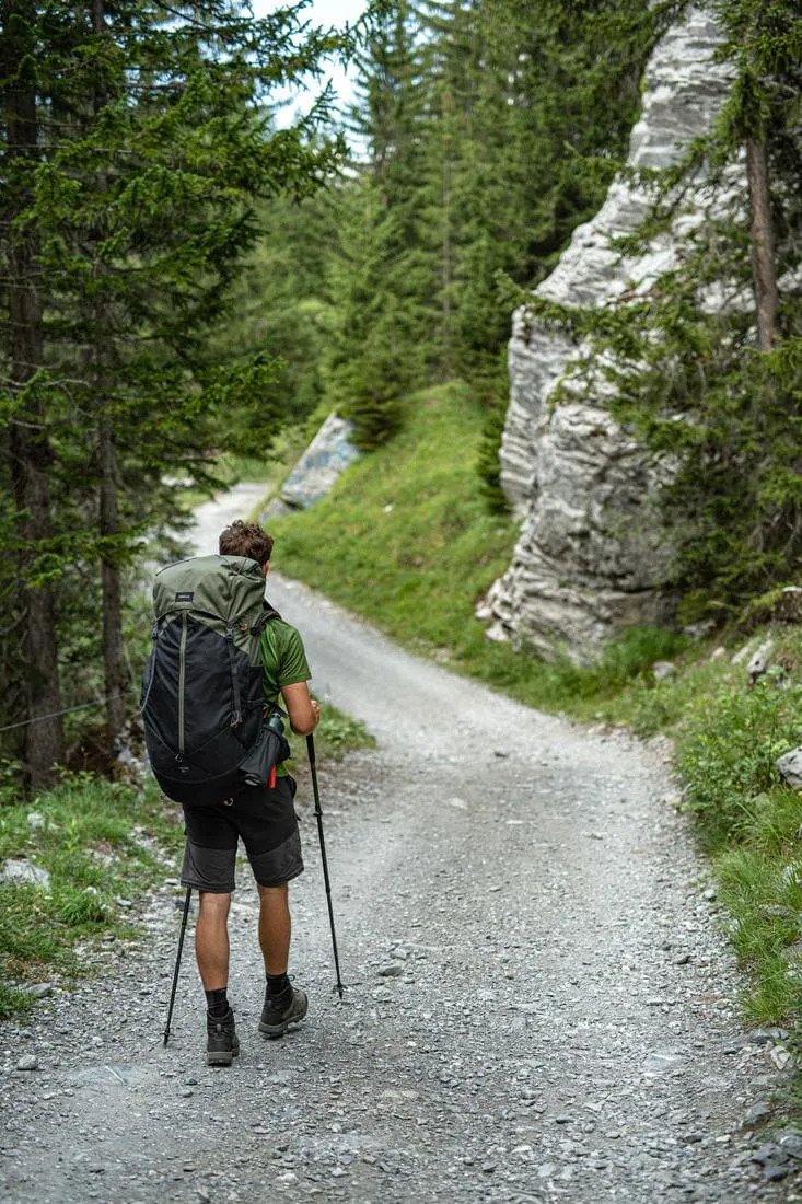 Pantalon modulable 2 en 1 et résistant de trek montagne - MT100 Homme