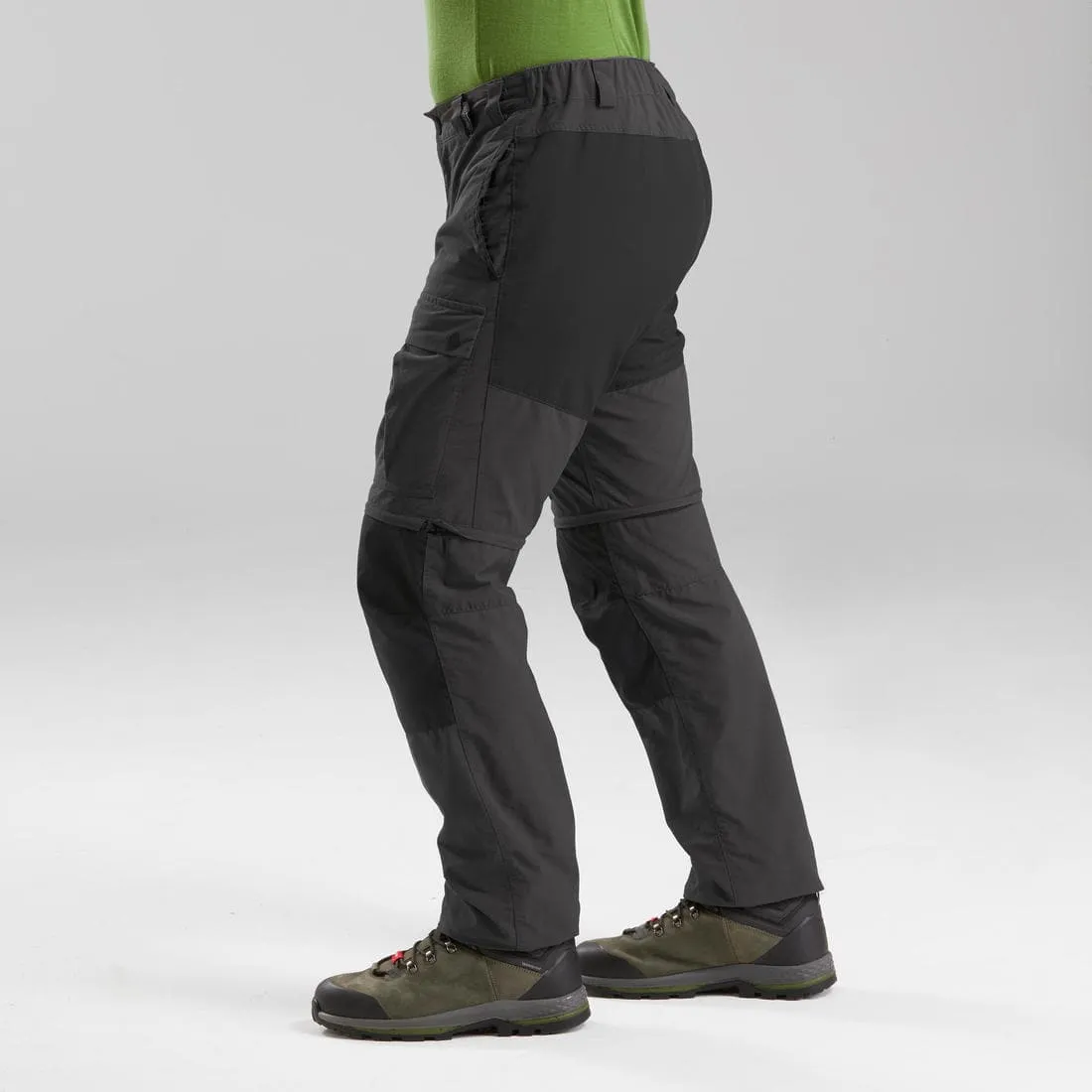 Pantalon modulable 2 en 1 et résistant de trek montagne - MT100 Homme