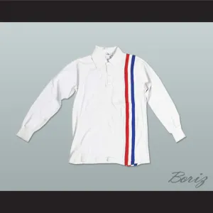 Pele 10 Long Sleeve White Football Soccer Jersey Victory Movie