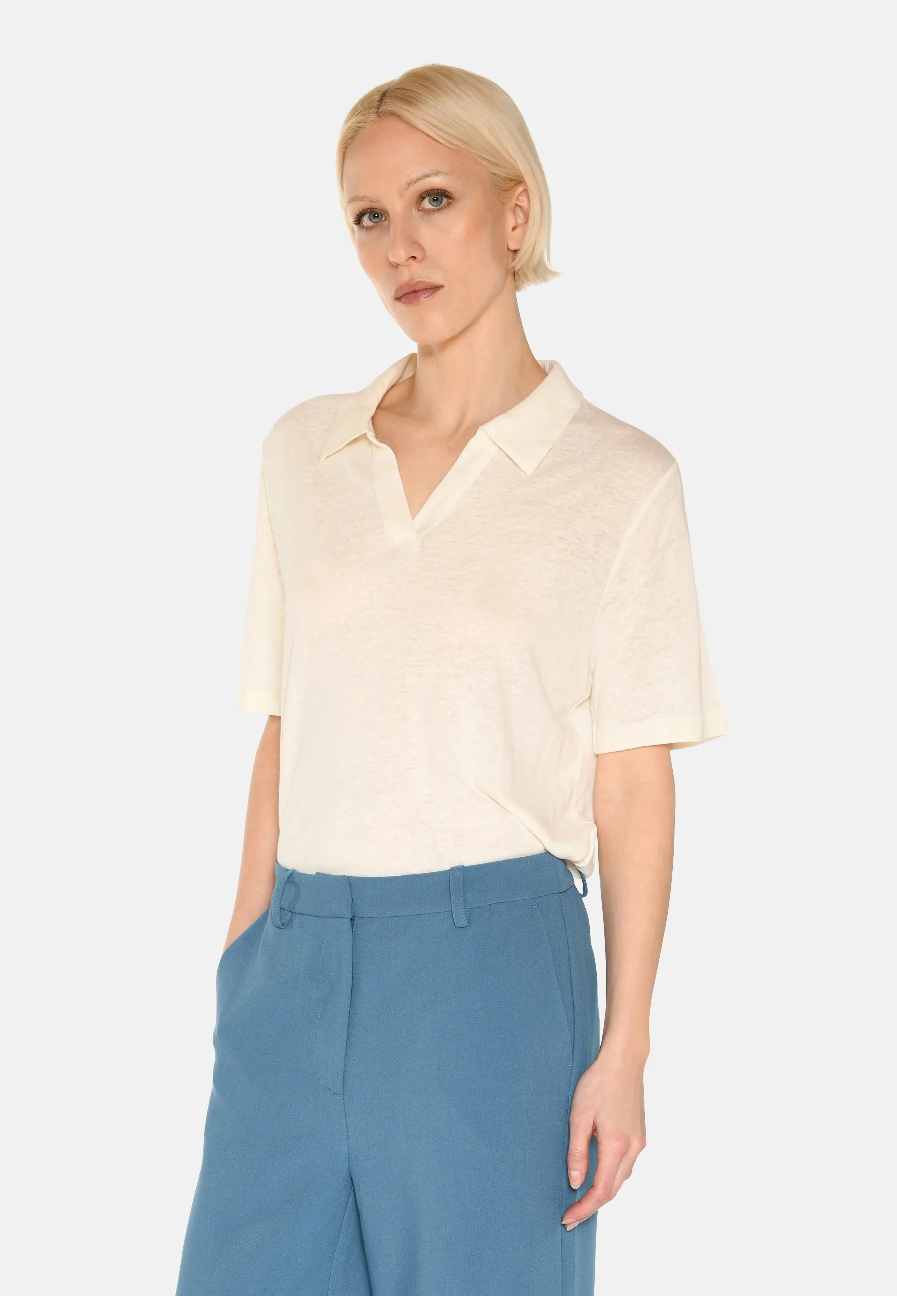 Petra polo t-shirt 4159 - Coco Milk