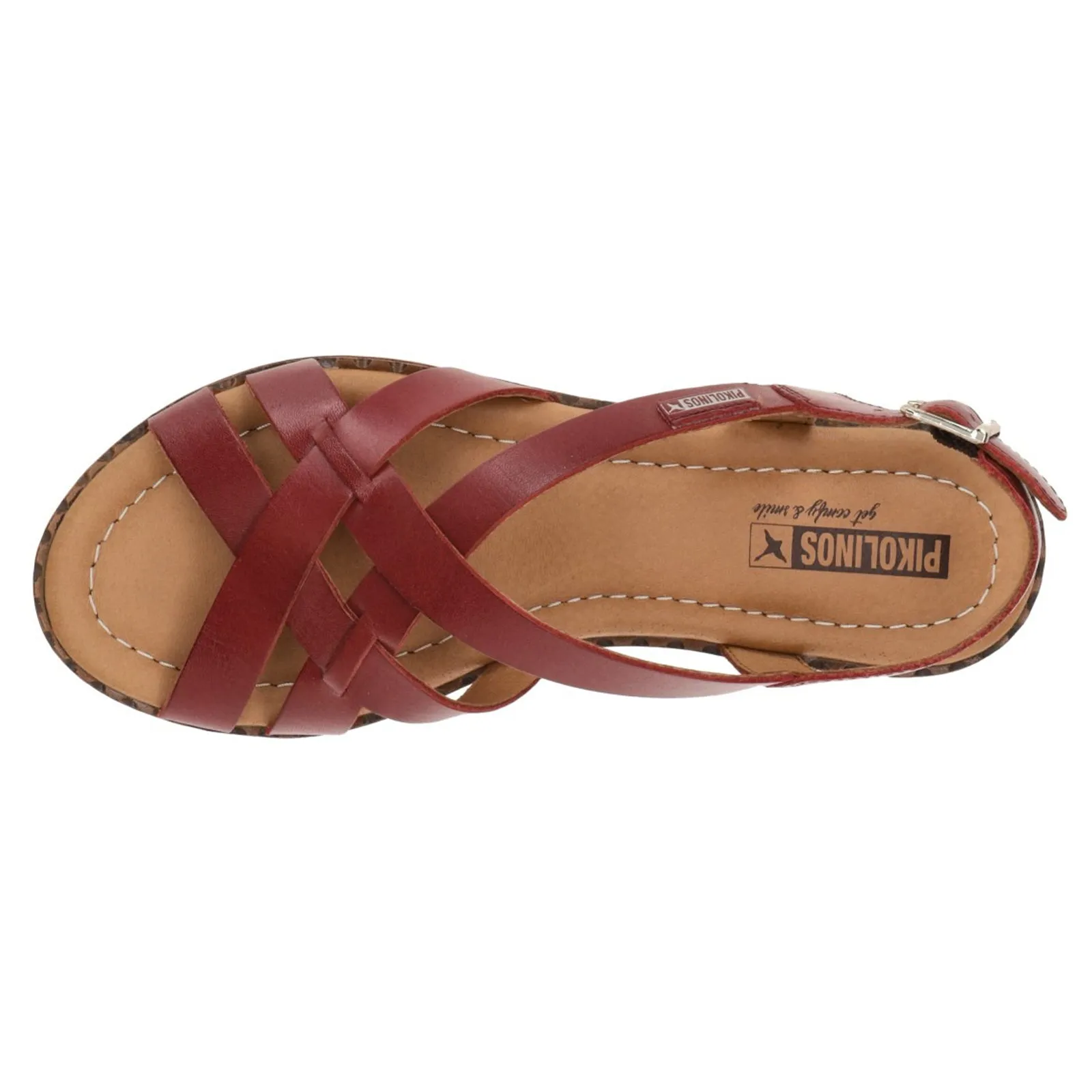 Pikolinos Algar Leather Women's Slingbacks Flats Sandals