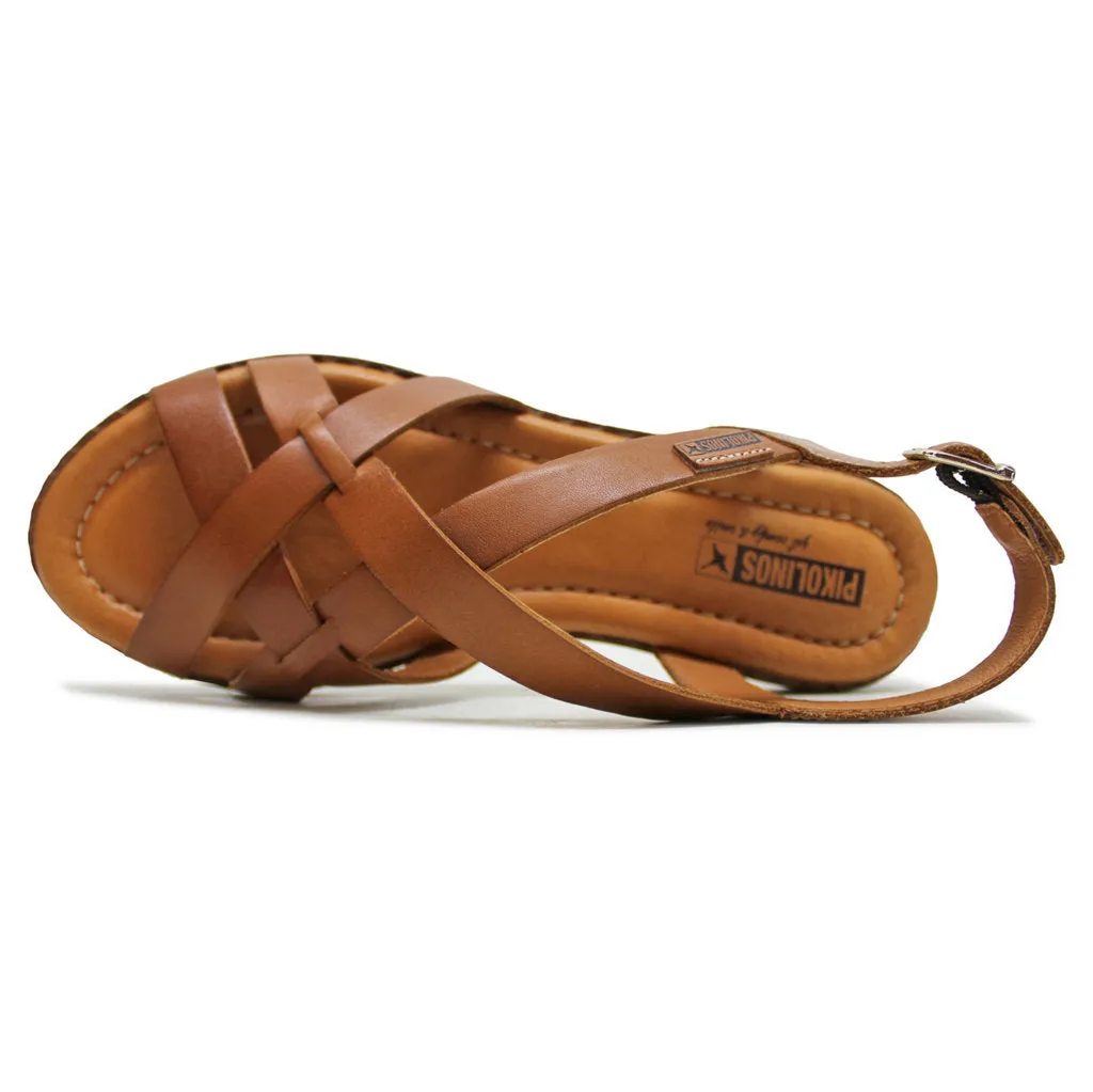 Pikolinos Algar Leather Women's Slingbacks Flats Sandals