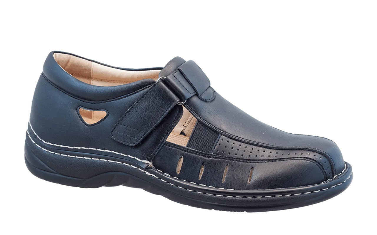 Pilgrim Men Sandals -P4032 Anton - Black