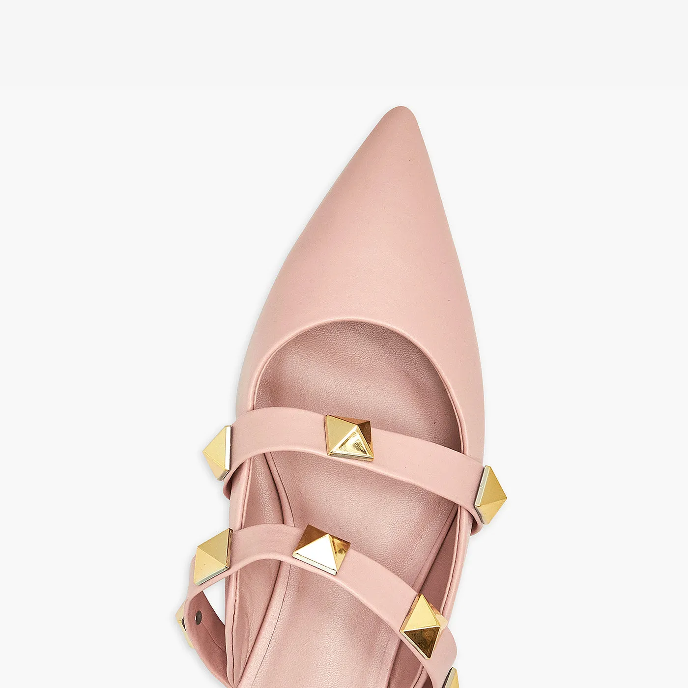 Pointed Embellished Mules