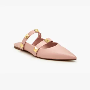 Pointed Embellished Mules