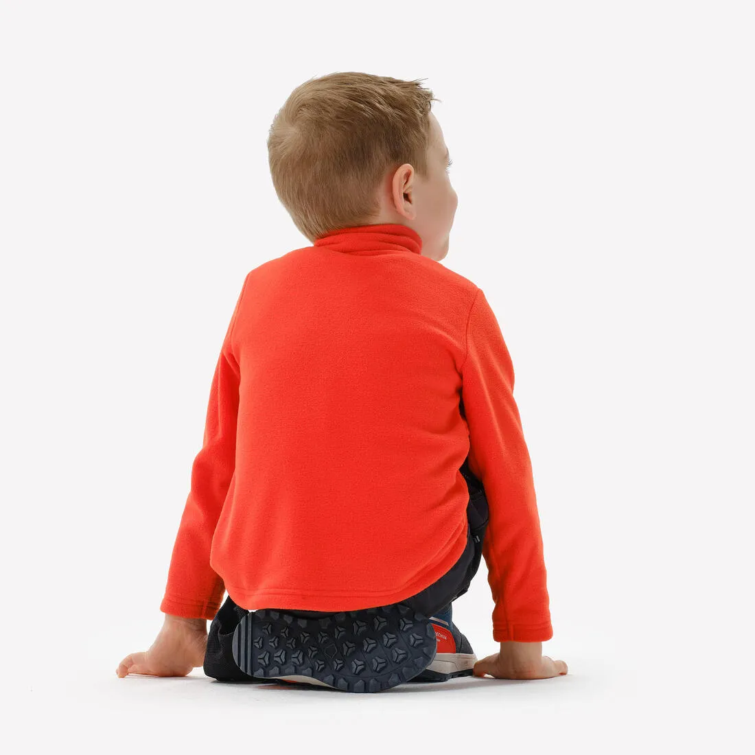 Polaire de randonnée - mh100 verte - enfant 2-6 ans