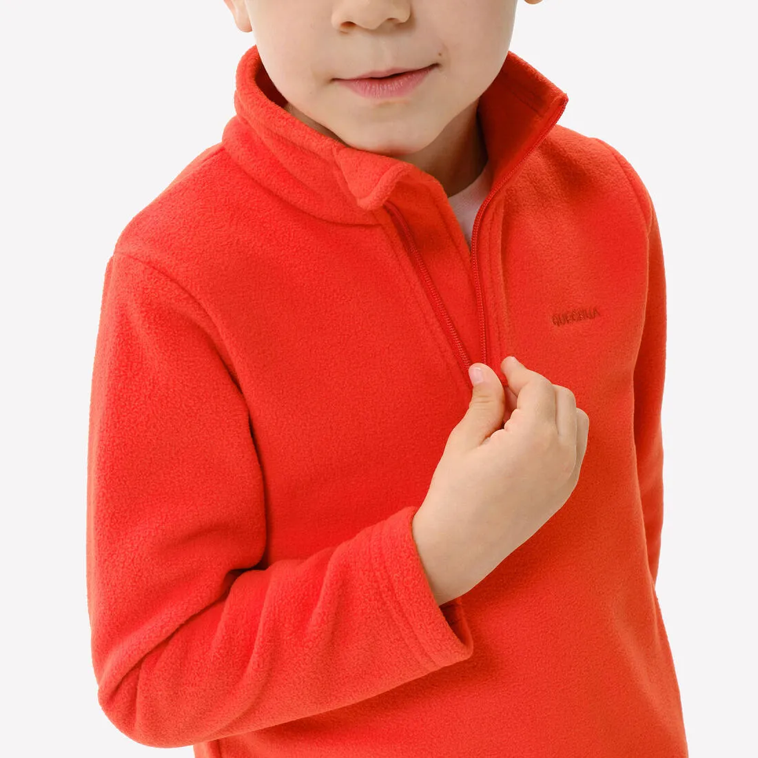 Polaire de randonnée - mh100 verte - enfant 2-6 ans