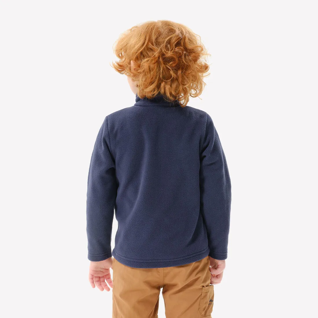 Polaire de randonnée - mh100 verte - enfant 2-6 ans