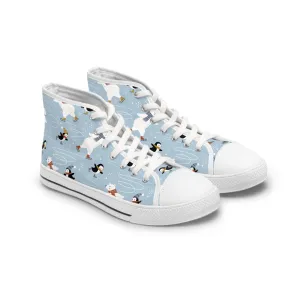 Polar Bear and Penguins Women's High Top Sneakers