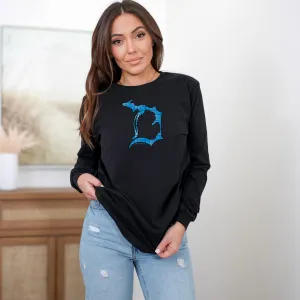 "Plaid Football In The D" Relaxed Fit Long Sleeve Unisex T-Shirt