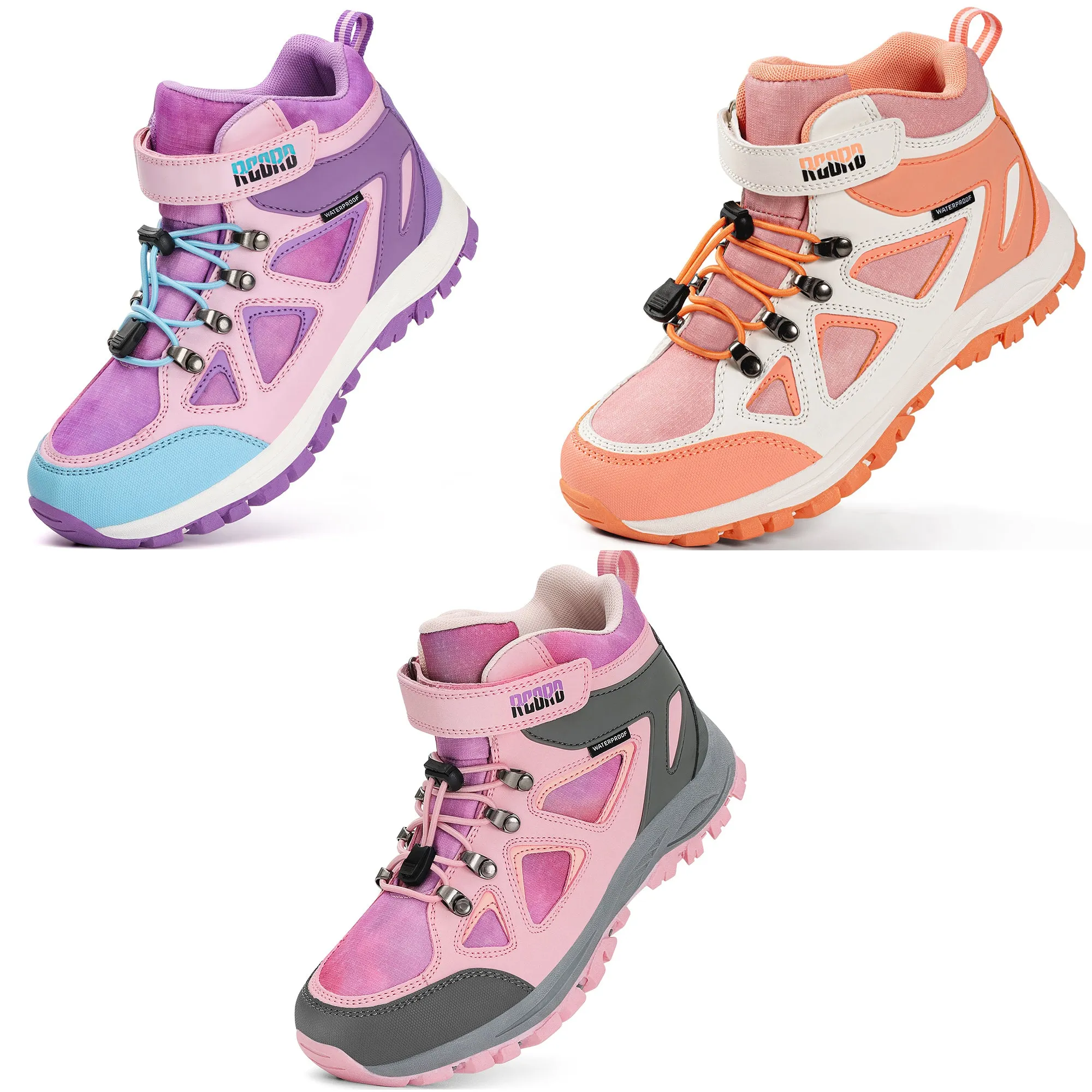 R CORD Kids Hiking Boots Girls Hiking Boots