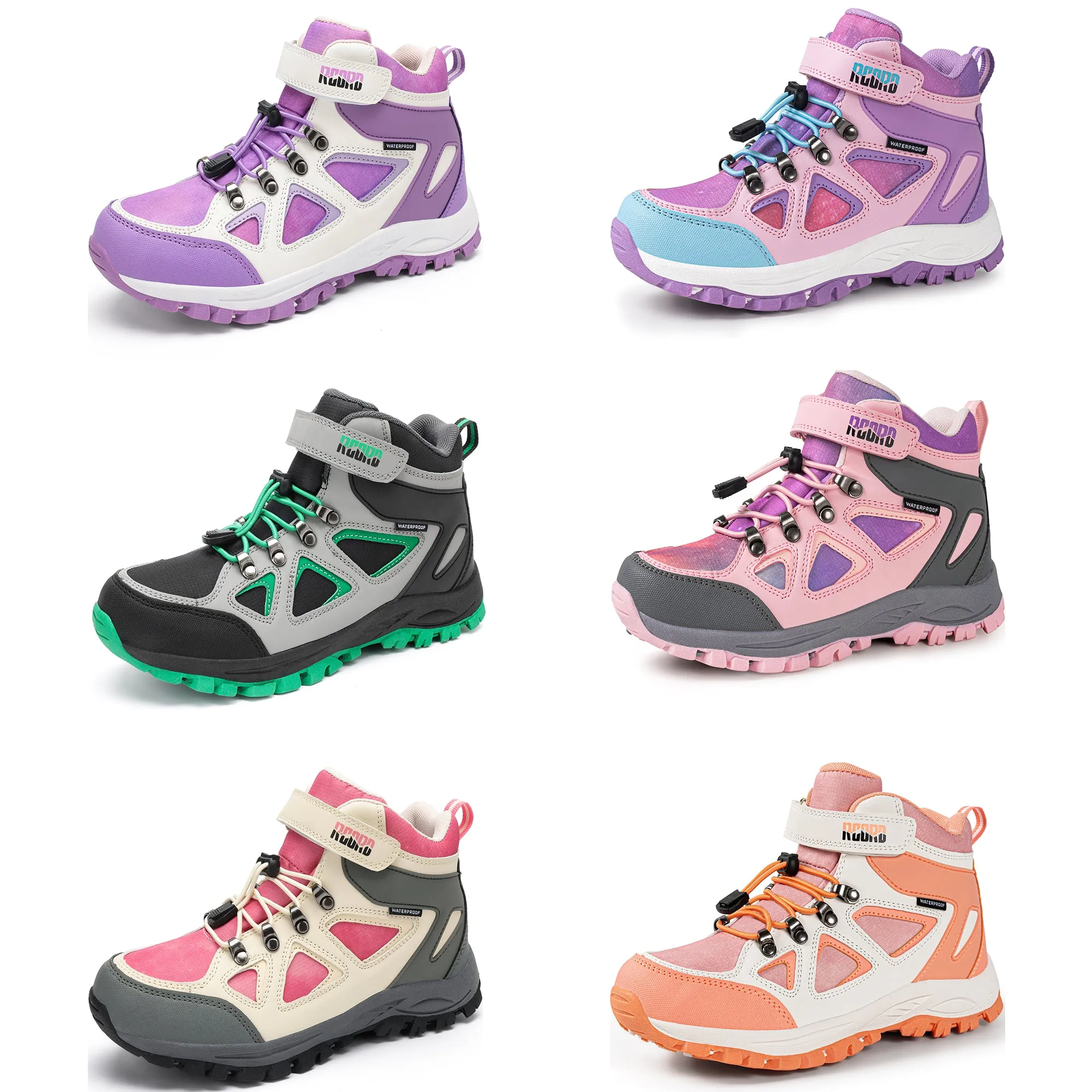 R CORD Kids Hiking Boots Girls Hiking Boots