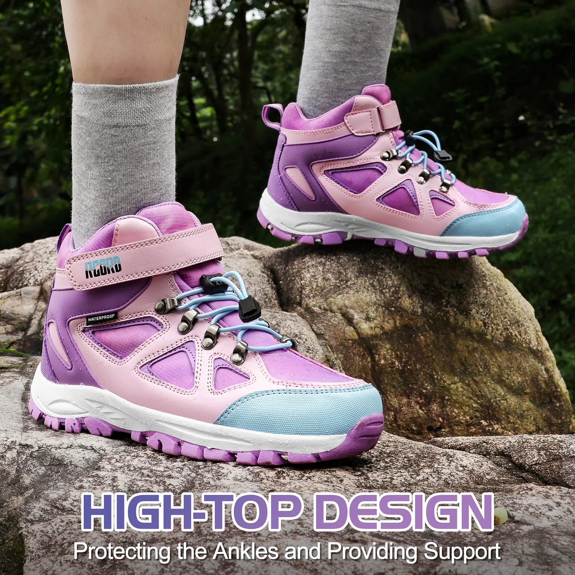 R CORD Kids Hiking Boots Girls Hiking Boots