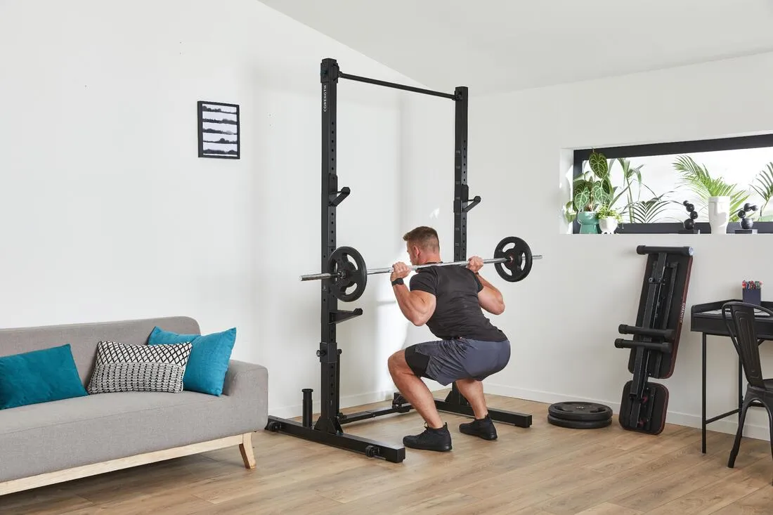 Rack de musculation pliable/ rétractable squat, bench et traction - RACK 500