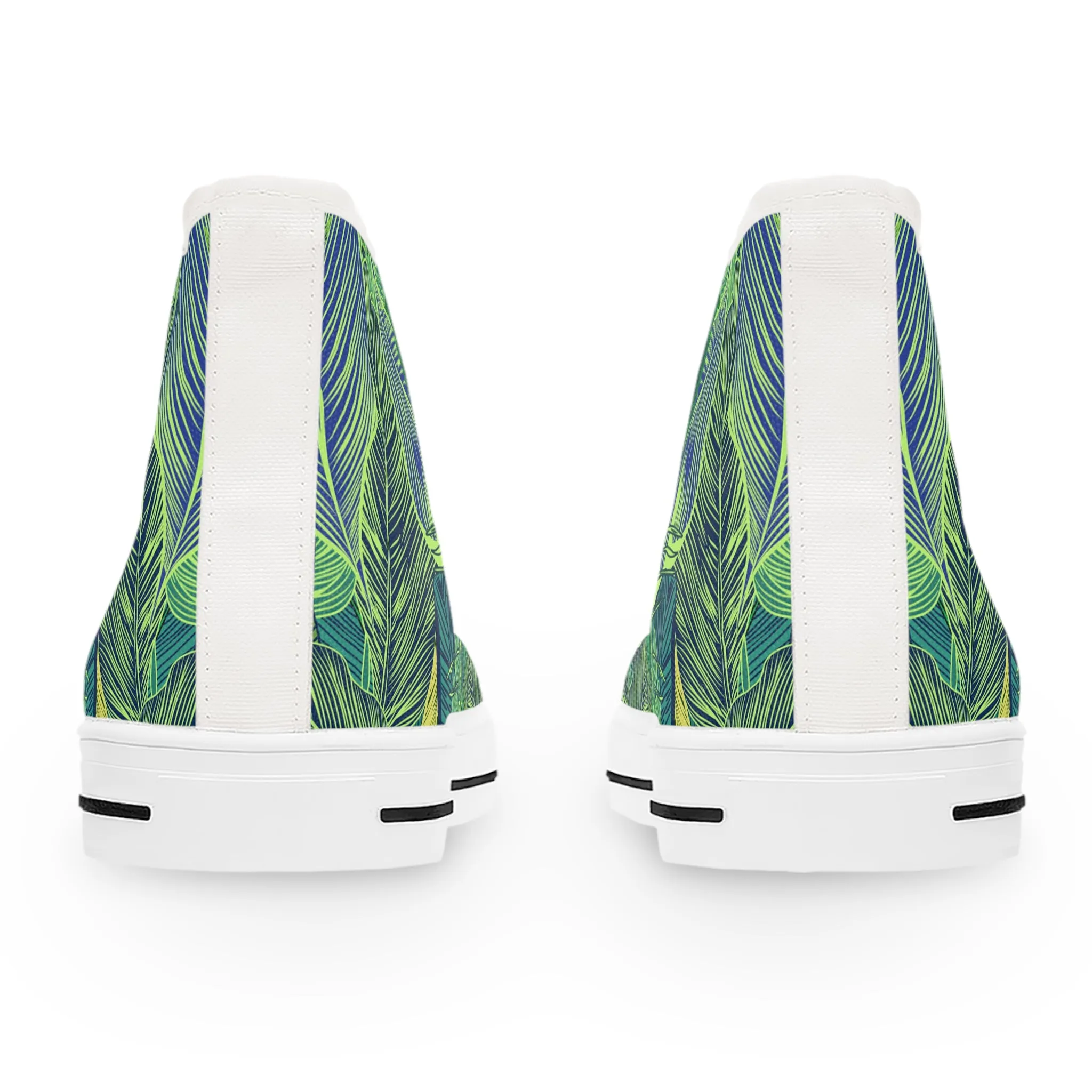 Rainforest Rhythm Women's High Top Sneakers