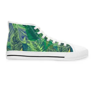Rainforest Rhythm Women's High Top Sneakers
