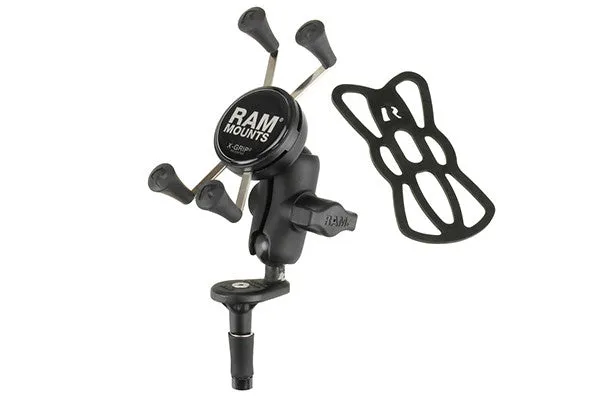 RAM Set - Fork Stem Mount X Grip Phone Cradle (Large)