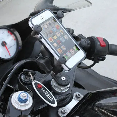 RAM Set - Fork Stem Mount X Grip Phone Cradle (Large)