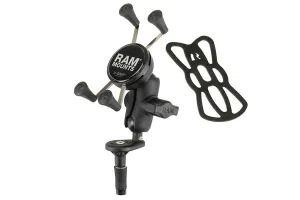 RAM Set - Fork Stem Mount X Grip Phone Cradle (Large)