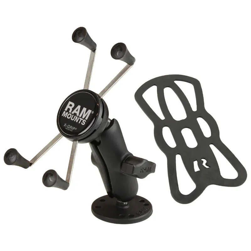 RAM® X-Grip® Large Phone Mount with Drill-Down Base (RAM-B-138-UN10)