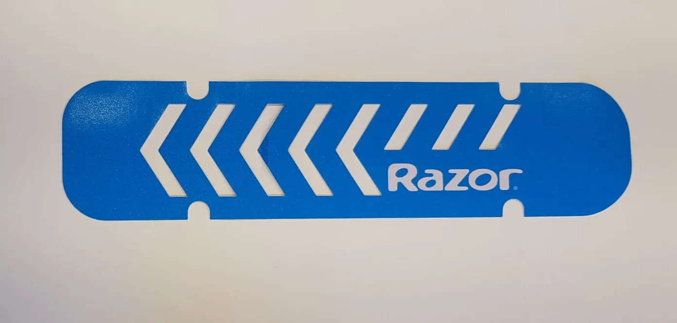 Razor Flashback Grip Tape ONLY - Blue/Yellow