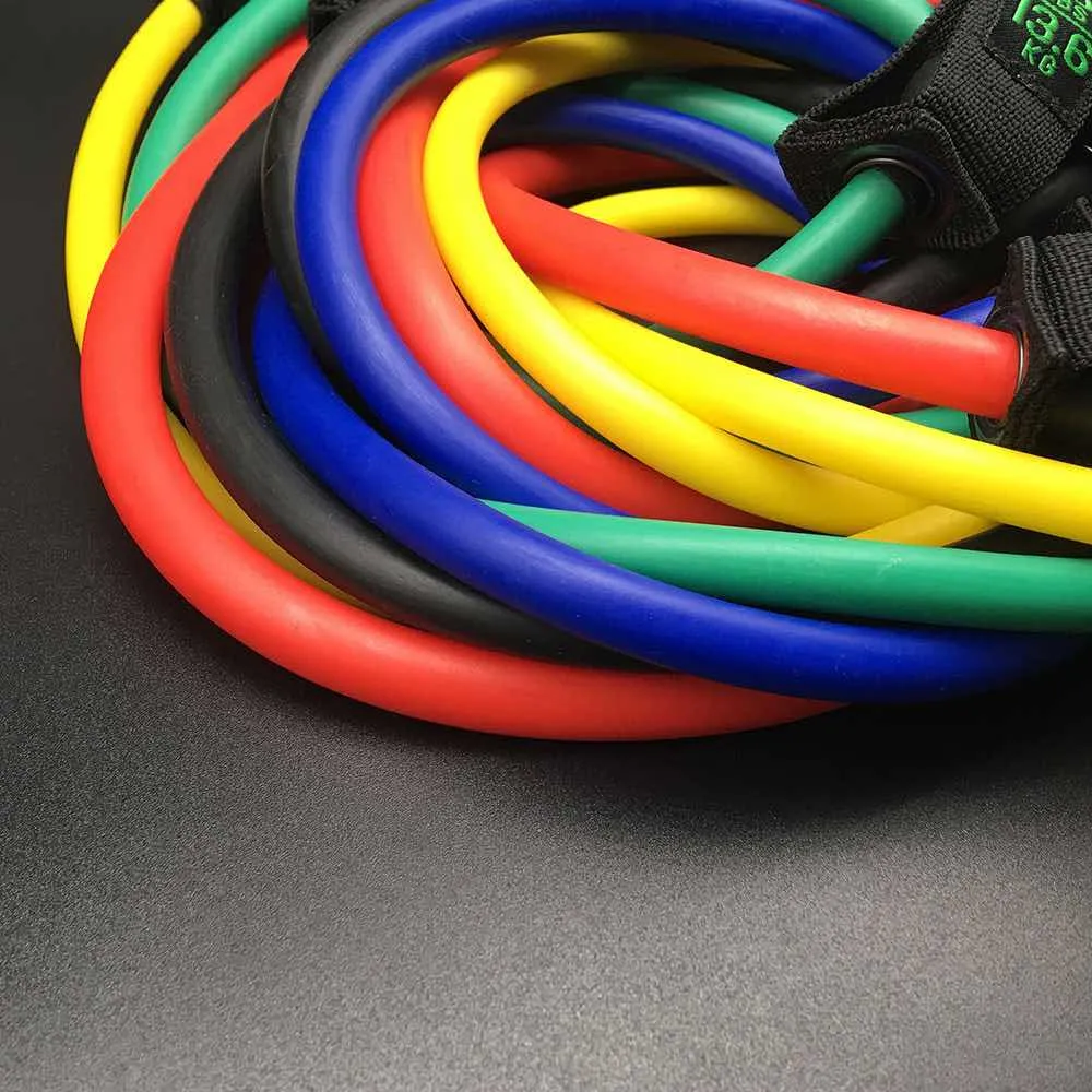 Resistance Band Set 11-teilig (bis 68 kg Widerstand)