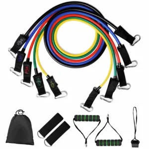 Resistance Band Set 11-teilig (bis 68 kg Widerstand)