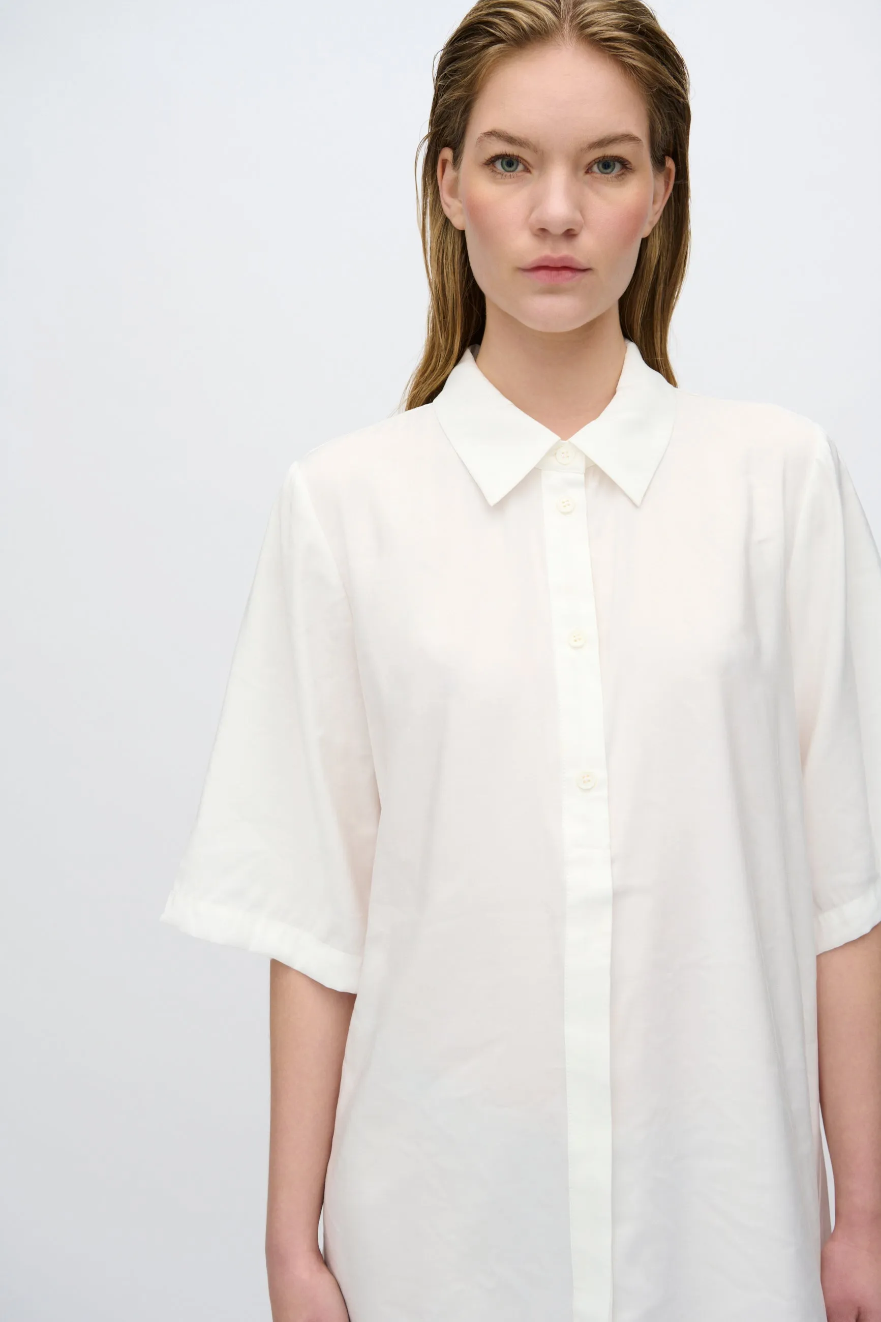 Rey shirt dress 3780 - Coco Milk