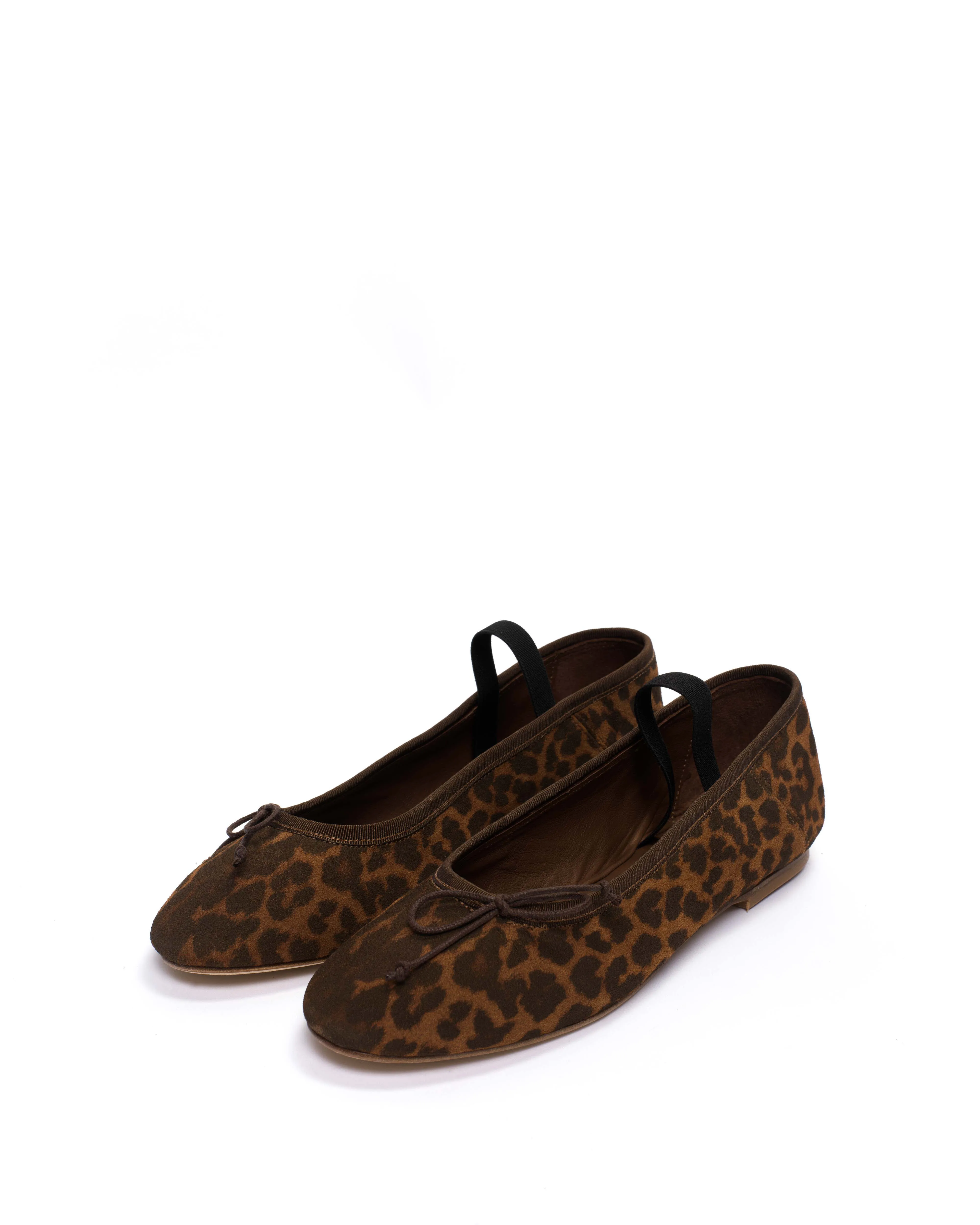 Rhina Calf suede print Leopard
