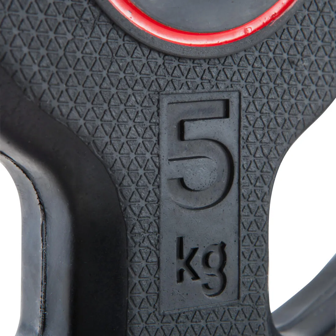 Rubber Disc Weight with Handles 28 mm 5 kg