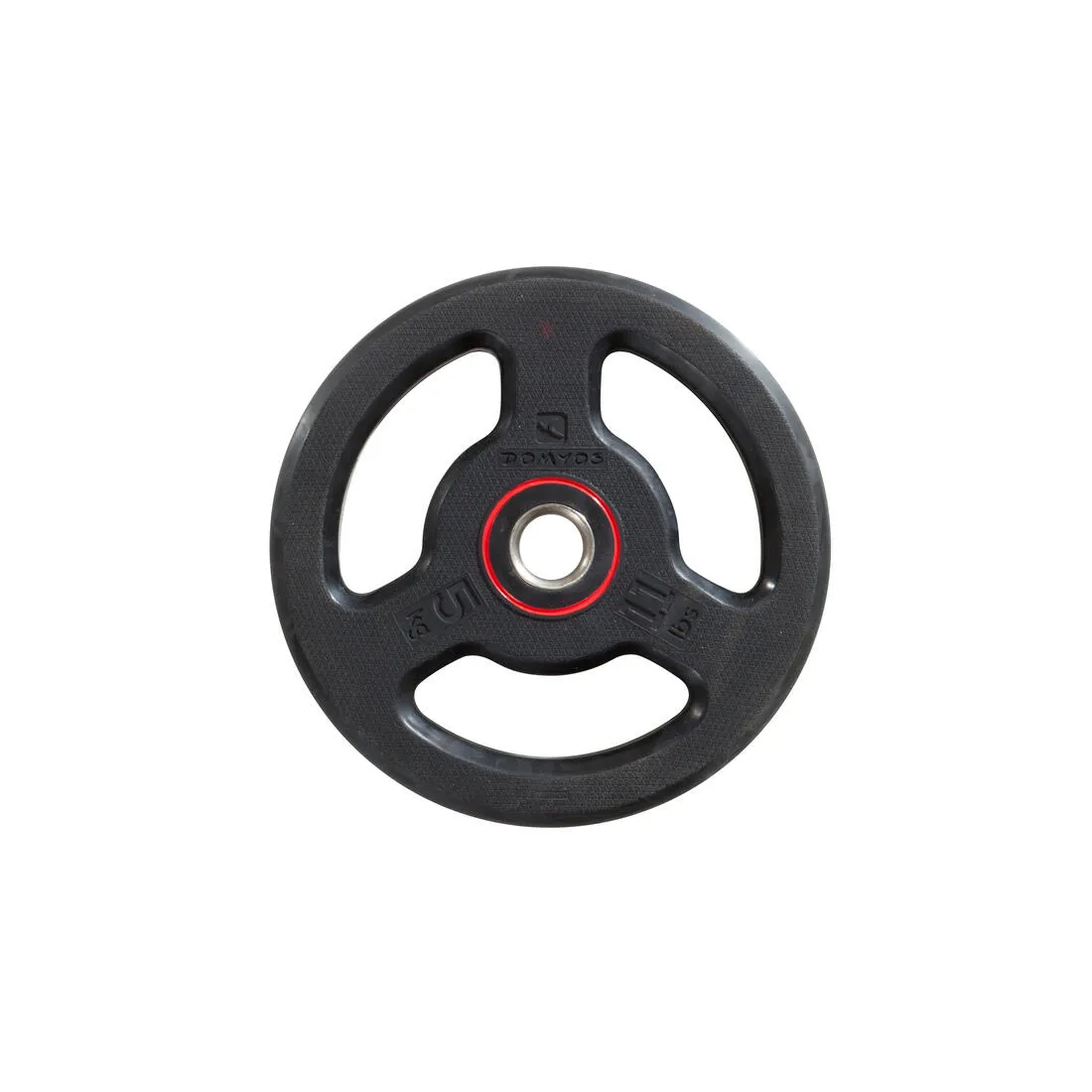 Rubber Disc Weight with Handles 28 mm 5 kg